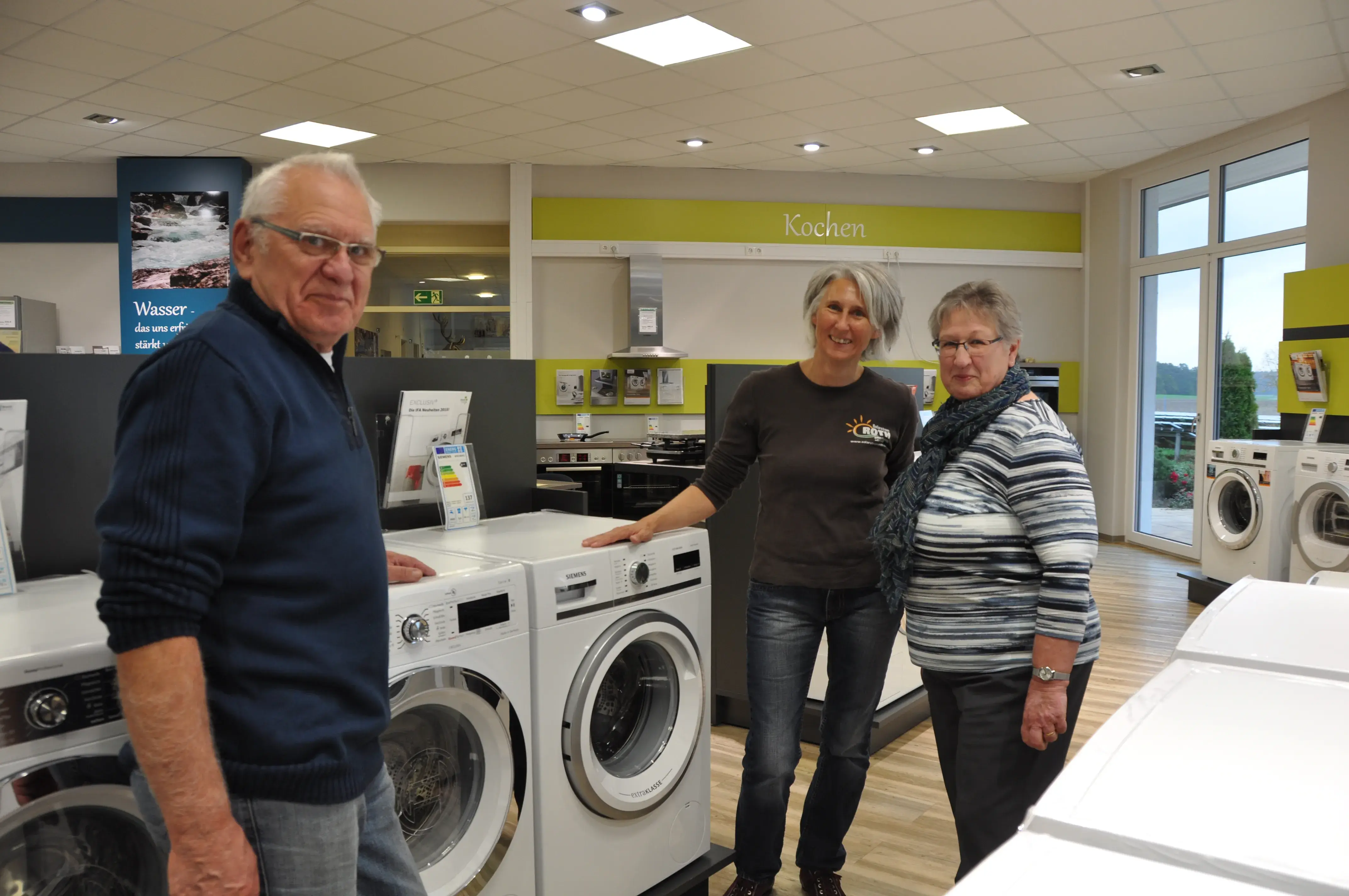 Laden-Innenraum von Elektro Roth